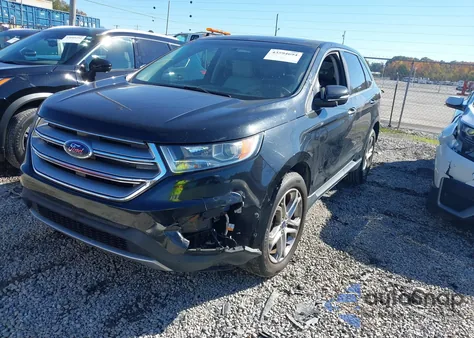 2015 Ford Edge Titanium z USA, uszkodzony, nr VIN 2FMTK3K85FBB22156